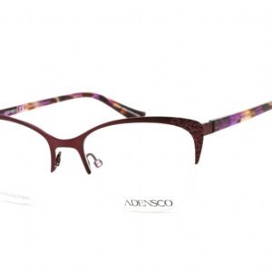 Adensco AD 241 MATTE PLUM/Clear demo lens 0U7I 00 52-17-135 MM