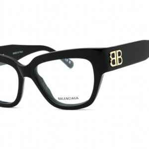 Balenciaga BB0326O Black/Transparent 001 53-16-135 MM