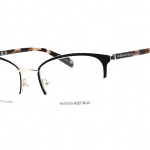 Banana Republic BR 223 MT BK GD/Clear demo lens 0I46 00 52-18-140 MM