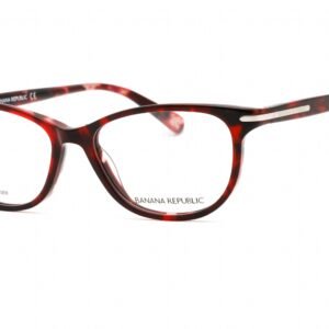 Banana Republic ENYA Burgundy Havana / Clear demo lens 0YDC 00 51-16-135 MM