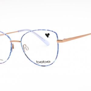 Bebe BB5207 BLUE FLORAL/Clear Demo Lens 422 51-16-135 MM