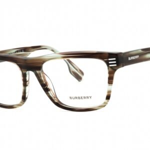 Burberry 0BE2387 Transparent Green Horn/Clear demo lens 4098 55-18-150 MM