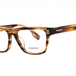 Burberry 0BE2387F Transparent Brown Horn/Clear demo lens 4096 55-18-150 MM