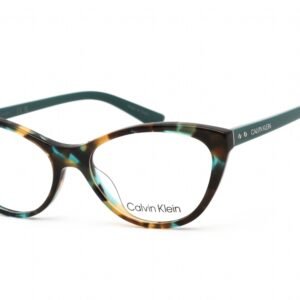 Calvin Klein CK20506 TURQUOISE TORTOISE/Clear demo lens 442 53-16-140 MM