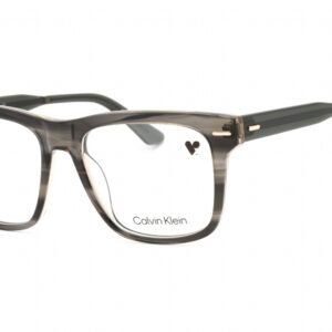 Calvin Klein CK22538 STRIPED GREY/Clear demo lens 023 55-18-145 MM
