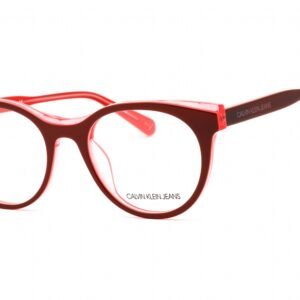 Calvin Klein Jeans CKJ19511 BURGUNDY/CRYSTAL AZALEA / Clear demo lens 609 51-19-135 MM
