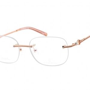 Charriol PC71046 Shiny Pink Gold/Silver / Clear Lens C03 54-17-0 MM