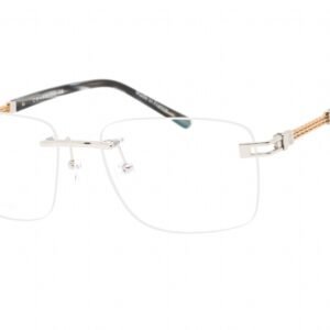 Charriol PC75094 Shiny Silver/Gold / Clear Lens C02 57-18-0 MM