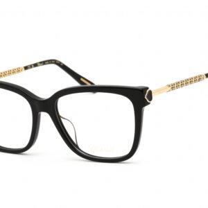 Chopard VCH333W SHINY BLACK / clear demo lens 0700 55-16-140 MM