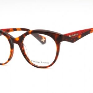 Christian Lacroix CL1118 Red Havana / Clear demo lens 124 52-18-140 MM
