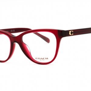 Coach 0HC6202U Transparent Red/Clear demo lens 5713 52-17-140 MM