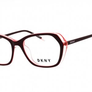 DKNY DK5047 BURGANDY / CORAL/Clear demo lens 650 52-17-135 MM