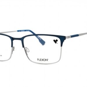Flexon FLEXON E1132 MATTE NAVY/SILVER/Clear demo lens 410 54-18-145 MM