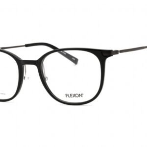 Flexon FLEXON EP8002 SHINY BLACK/Clear demo lens 001 52-20-145 MM