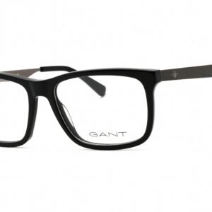 GANT GA3294 shiny black/Clear demo lens 001 57-17-145 MM