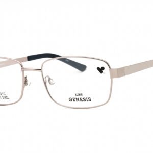 Genesis G4041 GUNMETAL/Clear demo lens 015 56-18-145 MM