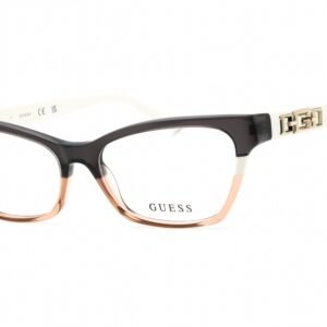 Guess GU2979 Gray Striped Shiny Ivory / Clear 020 54-17-140 MM