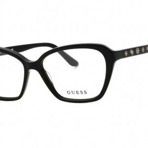 Guess GU50115 shiny black/clear demo lens 001 54-14-140 MM