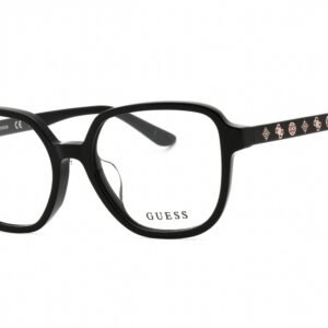 Guess GU50154-D shiny black/clear demo lens 001 52-17-140 MM