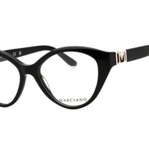 Guess by Marciano GM50004 shiny black/clear demo lens 001 52-16-140 MM