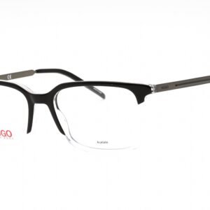 HUGO HG 1125 BLACK CRY/Clear demo lens 07C5 00 53-17-145 MM