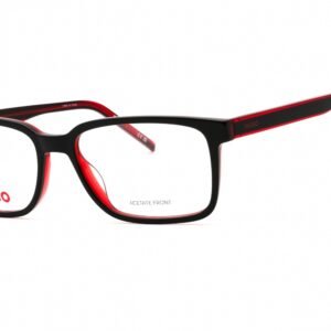 HUGO HG 1245 BLACK RED/Clear demo lens 0OIT 00 56-17-145 MM