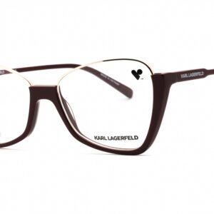 KARL LAGERFELD KL354 BURGUNDY/Clear demo lens 601 55-16-140 MM