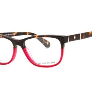 Kate Spade MYRNA Dark Havana Burgundy / Clear demo lens 065T 00 53-15-140 MM
