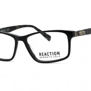 Kenneth Cole Reaction KC0886 shiny black/Clear demo lens 001 55-15-145 MM