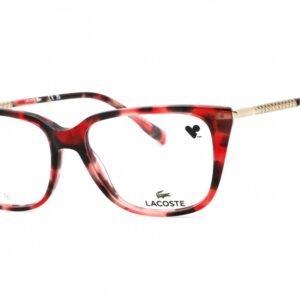 Lacoste L2939 HAVANA RED/Clear demo lens 615 54-15-140 MM