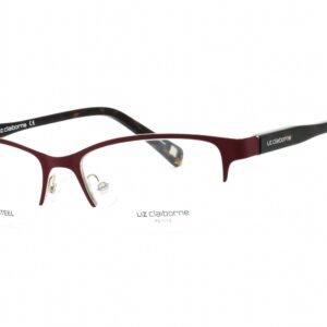 Liz Claiborne L 456 BURGUNDY/clear demo lens 0LHF 00 51-16-135 MM