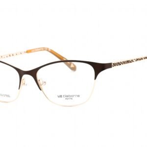 Liz Claiborne L 465 Matte Brown Gold / Clear Lens 0UFM 0 51-16-135 MM