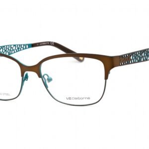 Liz Claiborne L 643 Brown Green / Clear Lens 0XL7 00 52-16-135 MM