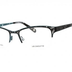 Liz Claiborne L 645 BLACK TEA/Clear demo lens 0ETJ 00 51-18-130 MM