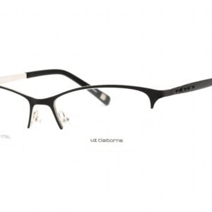 Liz Claiborne L 654 Black Palladium / Clear Lens 0CSA 00 56-16-140 MM