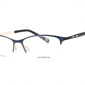 Liz Claiborne L 654 Navy / Clear Lens E8W 56-16-140 MM