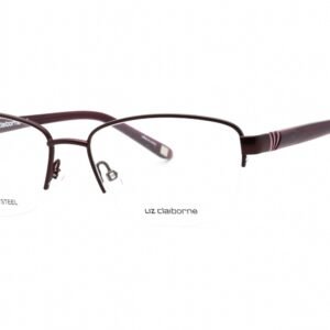 Liz Claiborne L 662 PLUM/Clear demo lens 00T7 00 54-17-135 MM