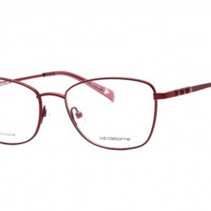 Liz Claiborne L 667/T BURGUNDY/Clear demo lens 0LHF 00 52-17-135 MM