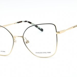Marc Jacobs MARC 704 Gradient Matte Blue Gold/Clear demo lens 0NUC 00 56-18-145 MM