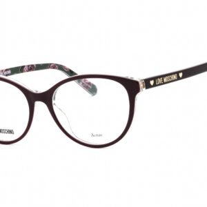 Moschino Love MOL525 PLUM/Clear demo lens 00T7 00 52-17-145 MM