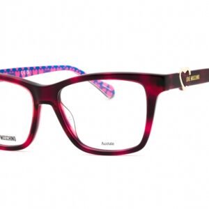 Moschino Love MOL610 PINK HAVANA/clear demo lens 0HT8 00 52-15-140 MM