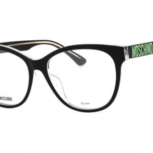 Moschino MOS625/F BLACK CRY/Clear demo lens 07C5 00 55-15-145 MM