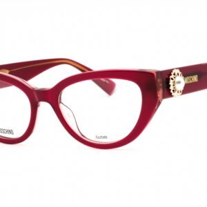 Moschino MOS631 Burgundy/Clear demo lens 0LHF 00 52-18-140 MM