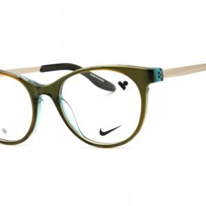 Nike NIKE 7173 OLIVE/BLUE LAMINATE/Clear demo lens 317 51-18-140 MM