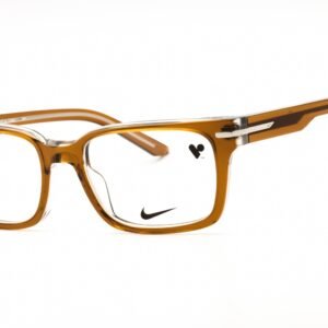 Nike NIKE 7174 AMBER/SMOKE LAMINATE/Clear demo lens 218 53-18-145 MM