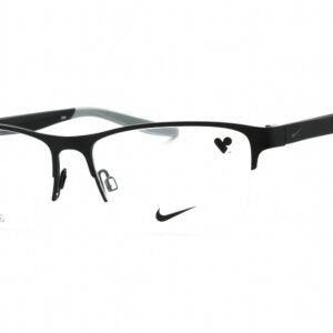 Nike NIKE 8153 SATIN BLACK/MATTE BLACK/Clear demo lens 001 55-15-145 MM