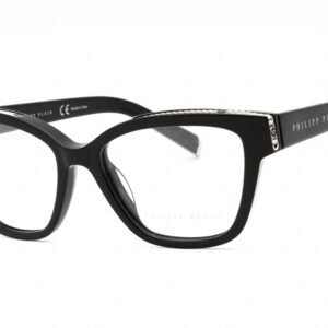 Philipp Plein VPP034S Shiny Black / Clear Lens 0700 53-0-0 MM