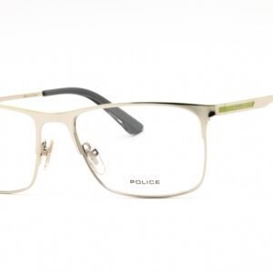 Police VPL698 SHINY PALLADIUM/Clear demo lens 0579 54-17-145 MM