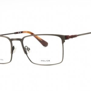 Police VPLF78N SHINY LIGHT RED/Clear demo lens 08F8 55-18-145 MM