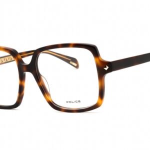 Police VPLG30 SHINY BROWN HAVANA/clear demo lens 09AJ 54-17-140 MM